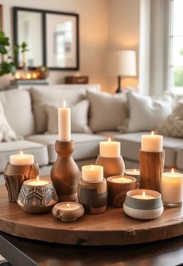 25 Ridiculously Easy DIY Home Decor Projects (Even Your Cat Could Do #9!) - 10. DIY Candle Holders